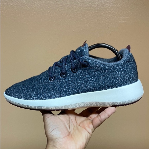 Allbirds Wool Runner Men’s Athletic Shoes “Dark Gray Cream” - Picture 9 of 16
